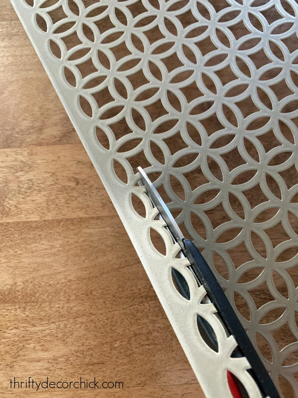 cutting metal radiator sheets